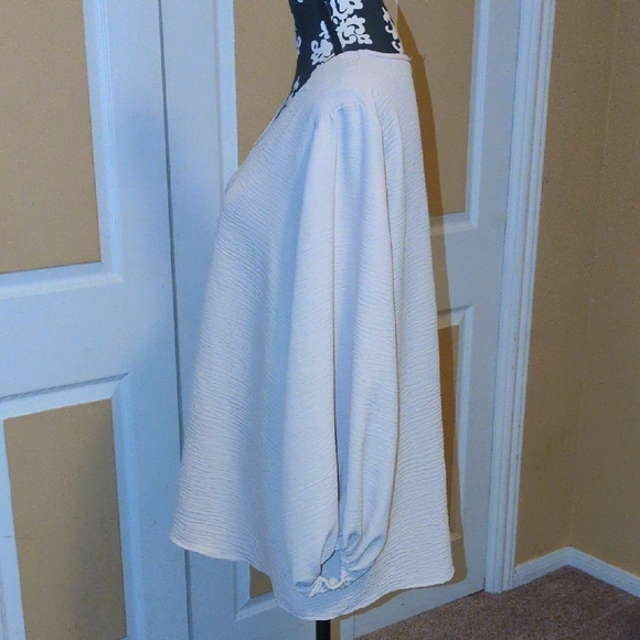 Elegant Cream Blouse - Picture 4 of 8